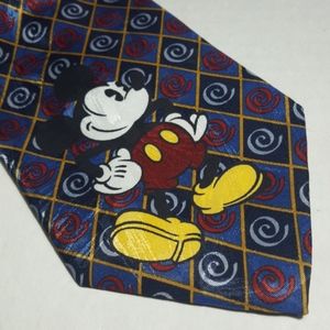 Vintage 90s Disney Mickey Mouse Y2K Necktie